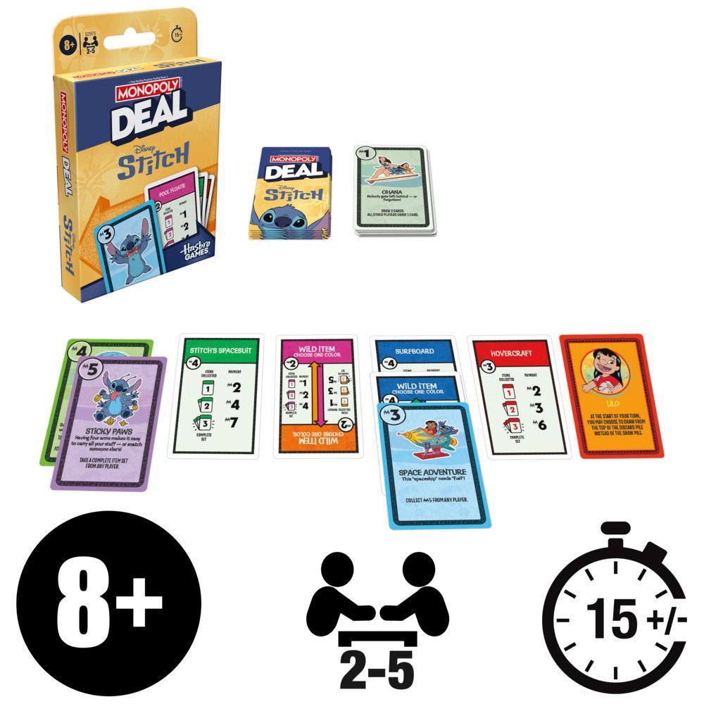 Monopoly Deal: Phiên Bản Disney Stitch - Board Game Thẻ Bài