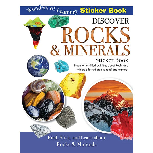 Sticker Book - Wol Rocks & Minerals