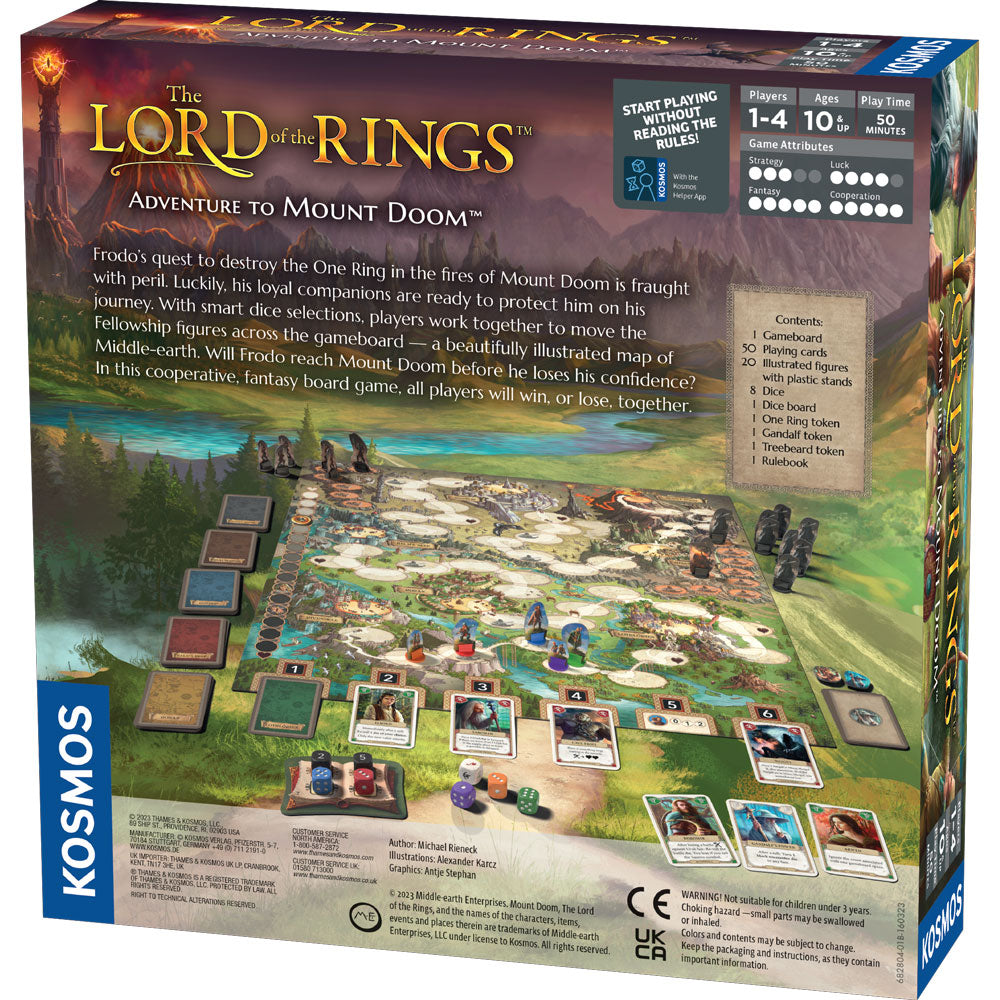 The Lord of the Rings: Adventure to Mount Doom - Board Game Hợp Tác Chiến Thuật - Thames & Kosmos