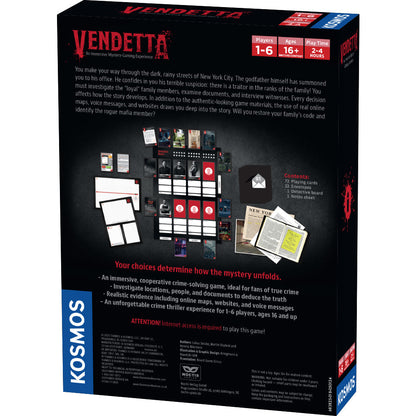 Masters of Crime: Vendetta - Trò Chơi Trinh Thám Mafia Hợp Tác - Thames & Kosmos - Hình ảnh bổ sung 7