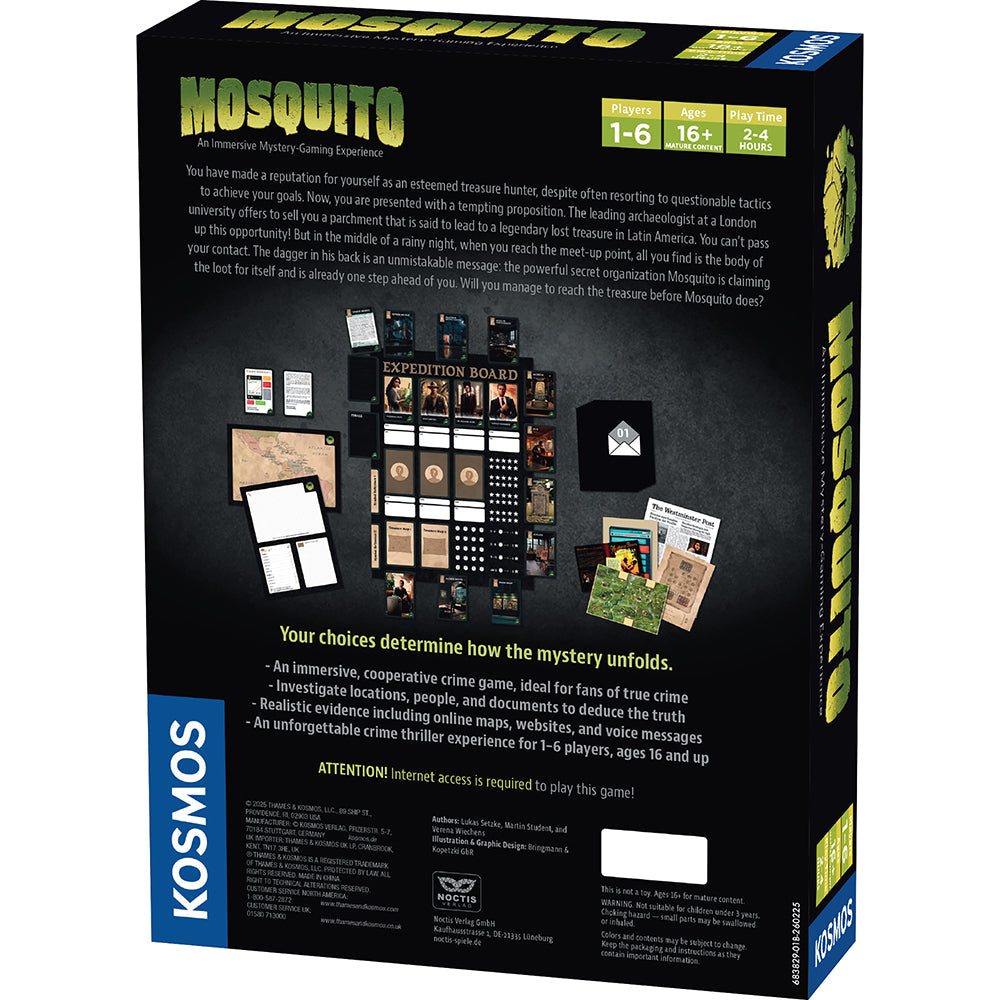 Masters of Crime: Mosquito - Board Game Trinh Thám - Thames & Kosmos - Hình ảnh bổ sung 7