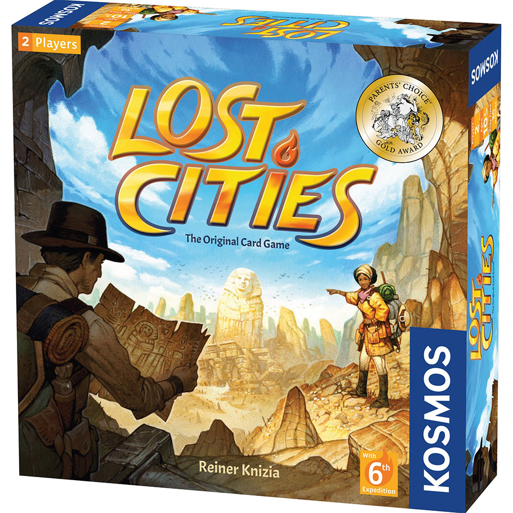Lost Cities - Card Game - With 6th Expedition - Board Game Thẻ Bài Chiến Thuật 2 Người - Thames & Kosmos - Hình ảnh sản phẩm
