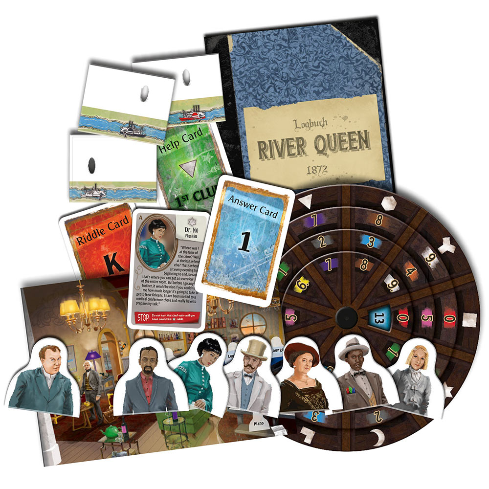 EXIT: Theft on the Mississippi - Board Game Giải Đố Escape Room - Thames & Kosmos - Hình ảnh chi tiết 2