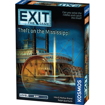 EXIT: Theft on the Mississippi - Board Game Giải Đố Escape Room - Thames & Kosmos - Hình ảnh sản phẩm