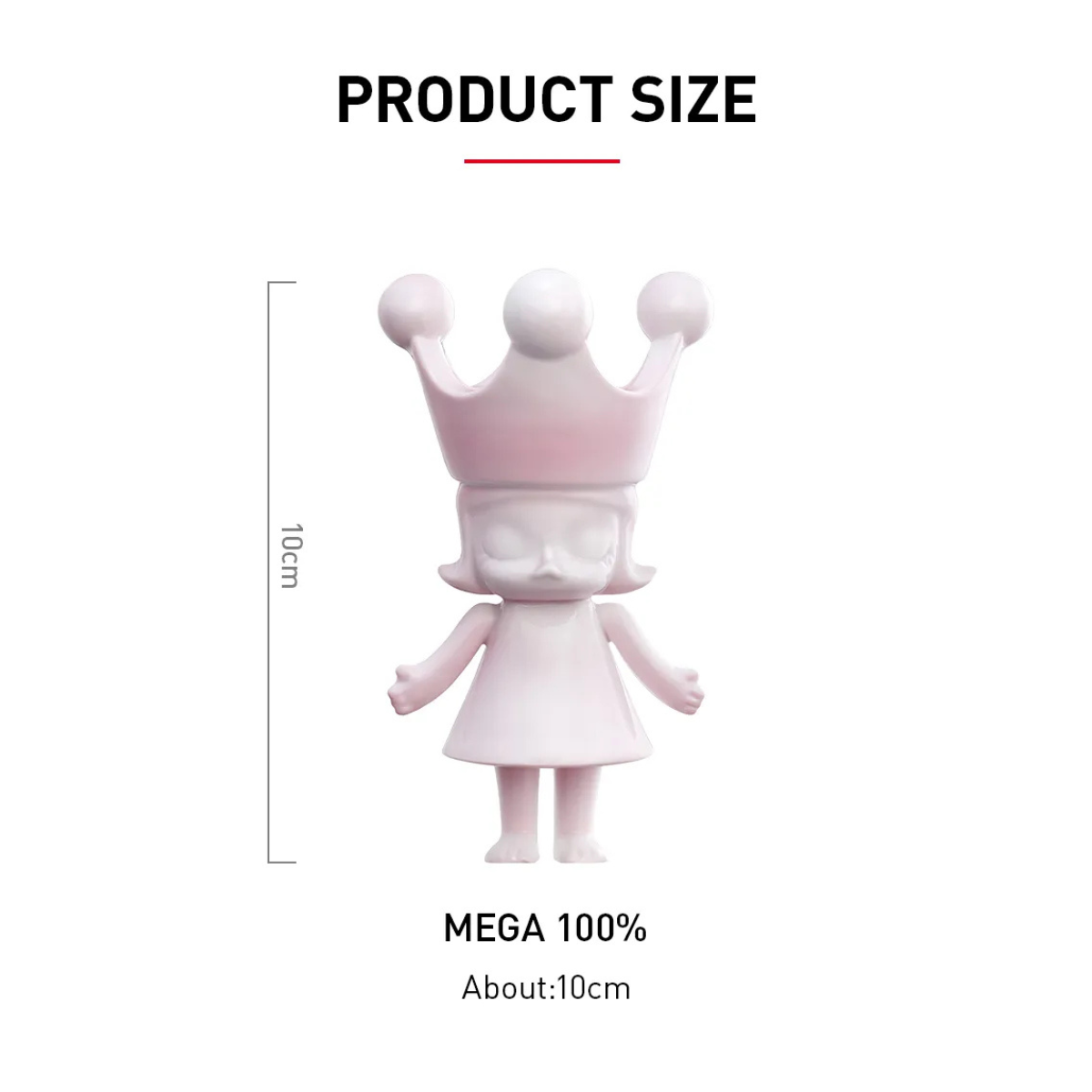 Mega Royal Molly 100% Rouge China - Mô hình Art Toy cao cấp - POP MART