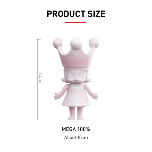 Mega Royal Molly 100% Rouge China - Mô hình Art Toy cao cấp - POP MART
