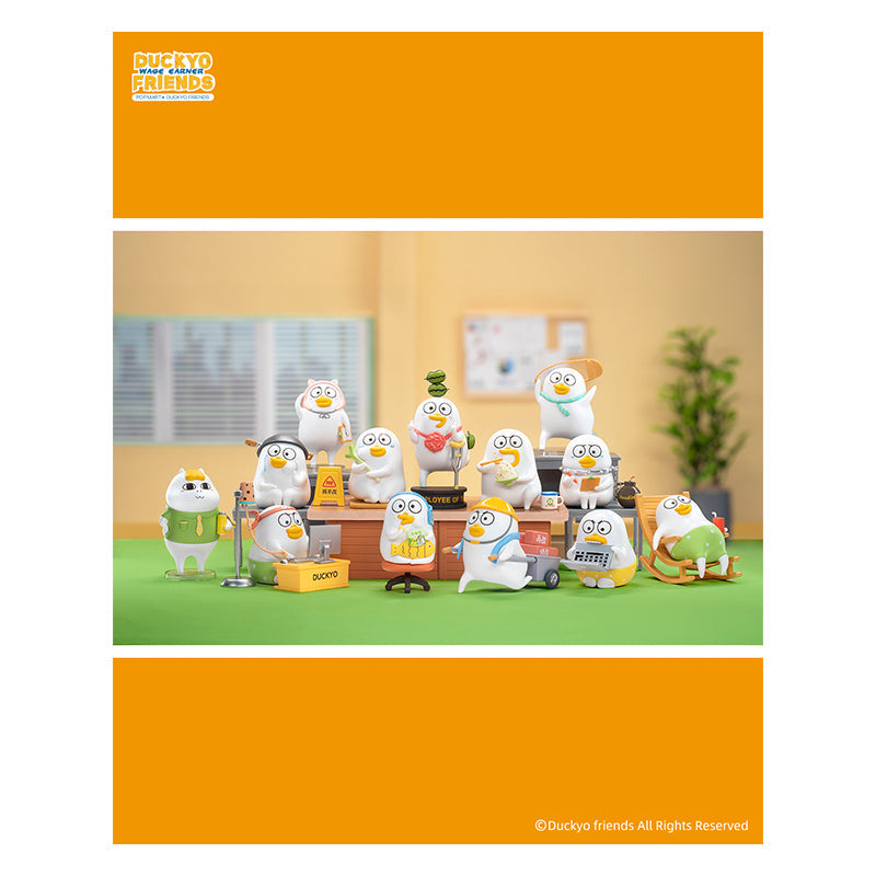 Duckyo Cosplay Staff Model Toy - Mô hình Blind Box Nhân viên văn phòng - POP MART