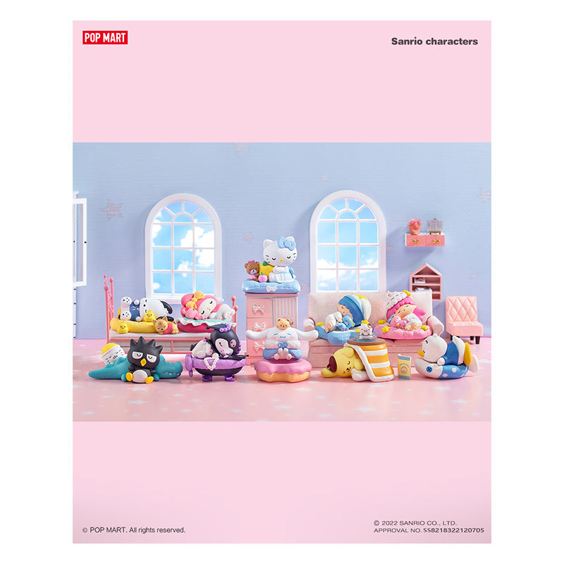Sleepy Sanrio House - Mô hình Blind Box nhân vật Sanrio say ngủ - POP MART