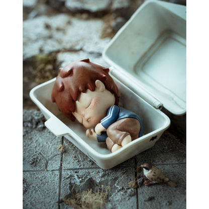 Hirono Grass Mop Indoor Greenhouse - Mô hình Art Toy Blind Box - POP MART