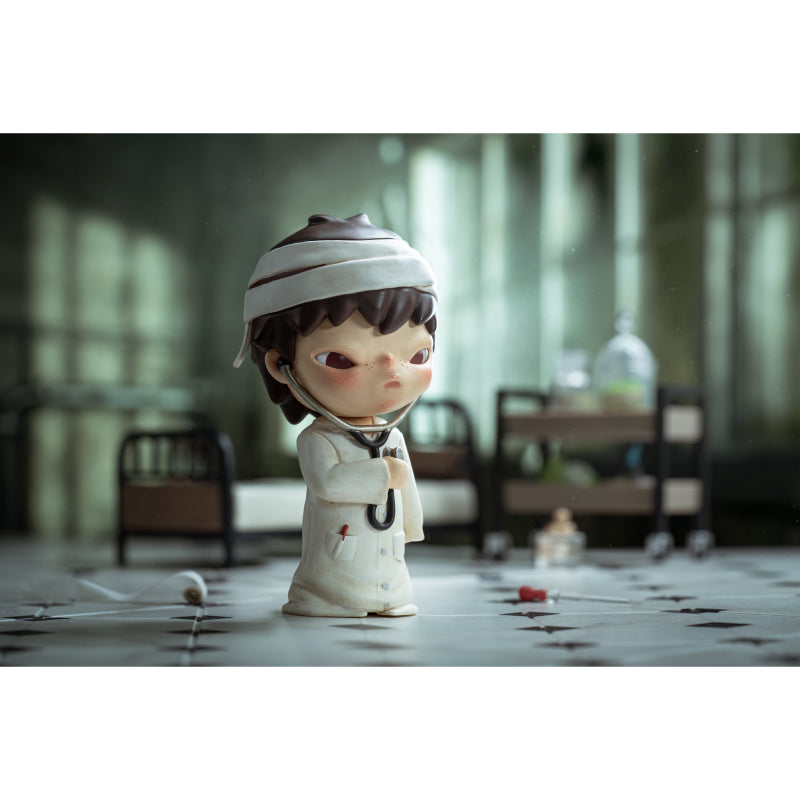 Hirono Grass Mop Indoor Greenhouse - Mô hình Art Toy Blind Box - POP MART