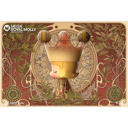 Mega Royal Molly 400% Mucha Zodiac - Mô hình Art Toy - POP MART