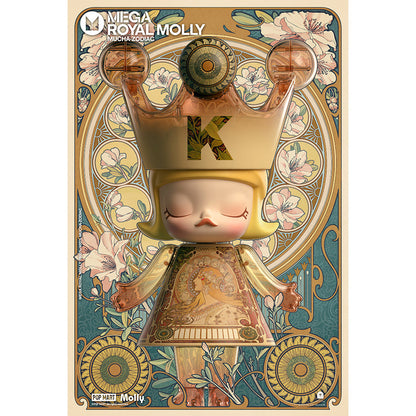 Mega Royal Molly 400% Mucha Zodiac - Mô hình Art Toy - POP MART