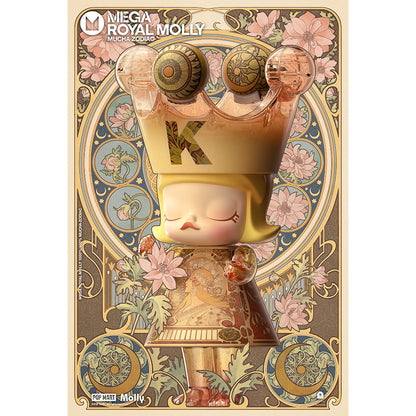 Mega Royal Molly 400% Mucha Zodiac - Mô hình Art Toy - POP MART