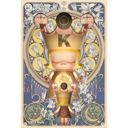 Mega Royal Molly 400% Mucha Zodiac - Mô hình Art Toy - POP MART