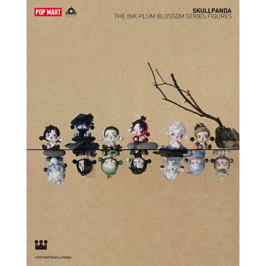 SKULLPANDA The Ink Plum Blossom - Mô hình Blind Box - POP MART