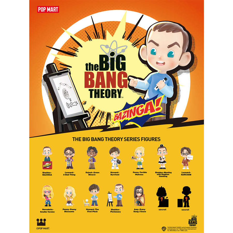 The Big Bang Theory POP MART Model - Mô hình Blind Box nhân vật - POP MART