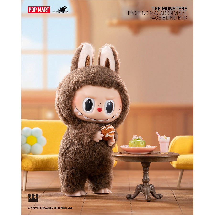 The Monster Tasty Macarons Vinyl Face - Mô hình nhồi bông Blind Box Labubu - POP MART