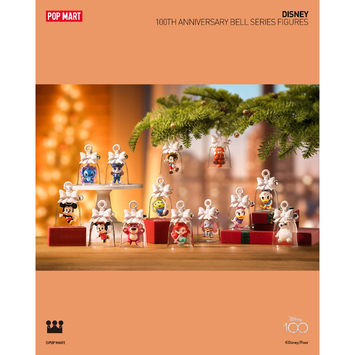Disney 100th Anniversary Bell - Mô hình Blind Box Art Toy - POP MART 6941848248602