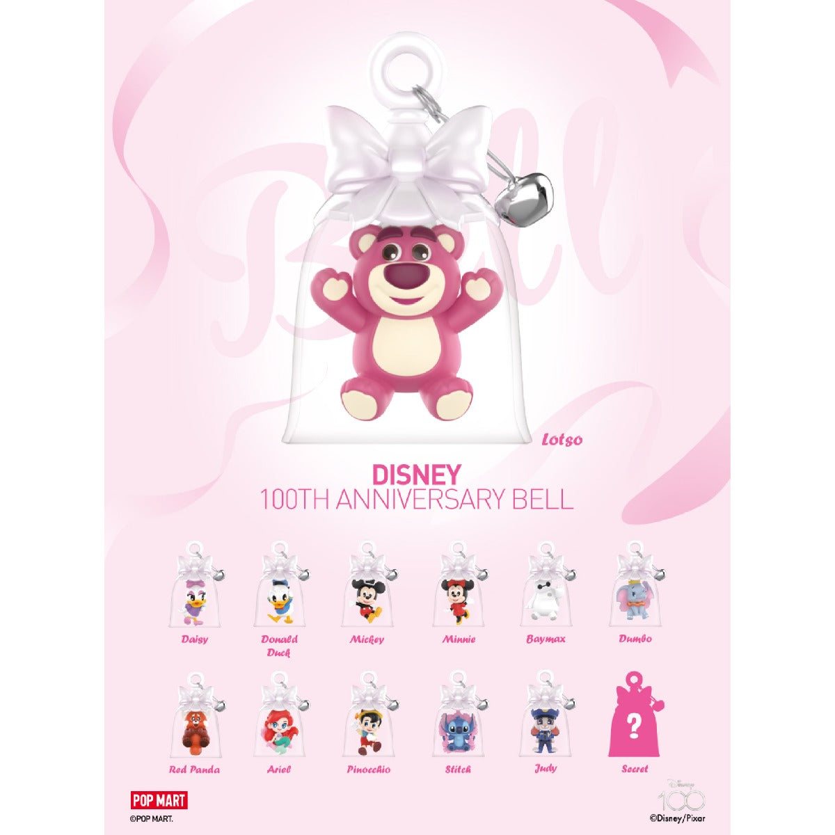Disney 100th Anniversary Bell - Mô hình Blind Box Art Toy - POP MART 6941848248602