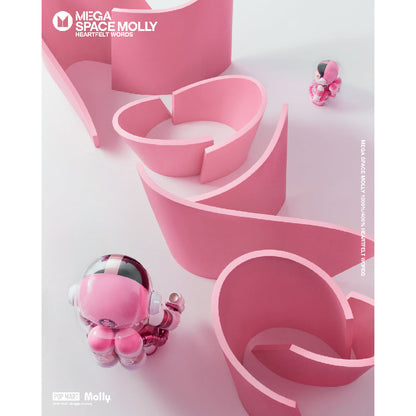 Mega Space Molly 400% Heartfelt Words - Mô hình Art Toy Figure - POP MART
