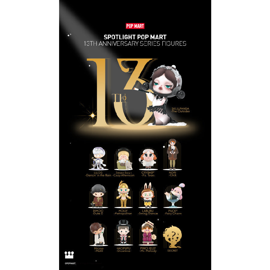 Spotlight Model POP MART 13th Anniversary - Mô hình Blind Box - POP MART