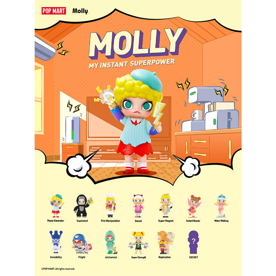 Molly My Instant Superpower Figures - Mô hình Blind Box Art Toy - POP MART