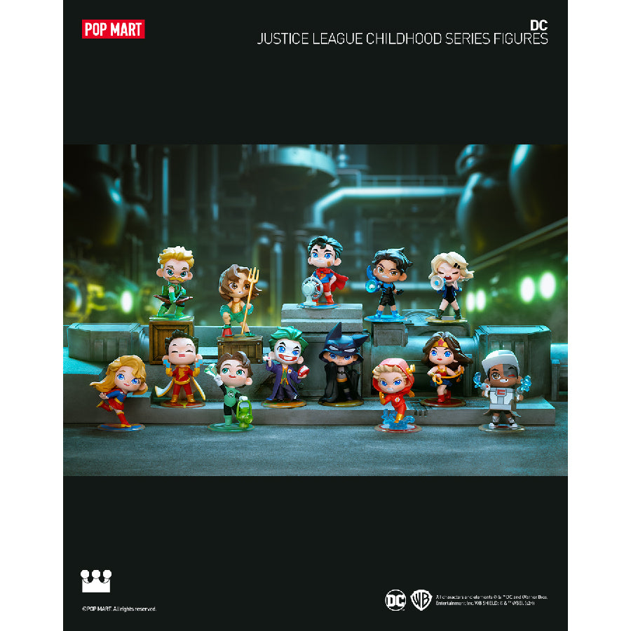 DC Justice League Childhood - Mô hình Blind Box Siêu anh hùng - POP MART 6941848254559