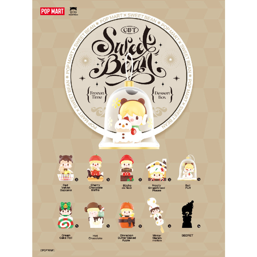 Sweet Bean Frozen Time Dessert Box - Mô hình Blind Box Art Toy - POP MART