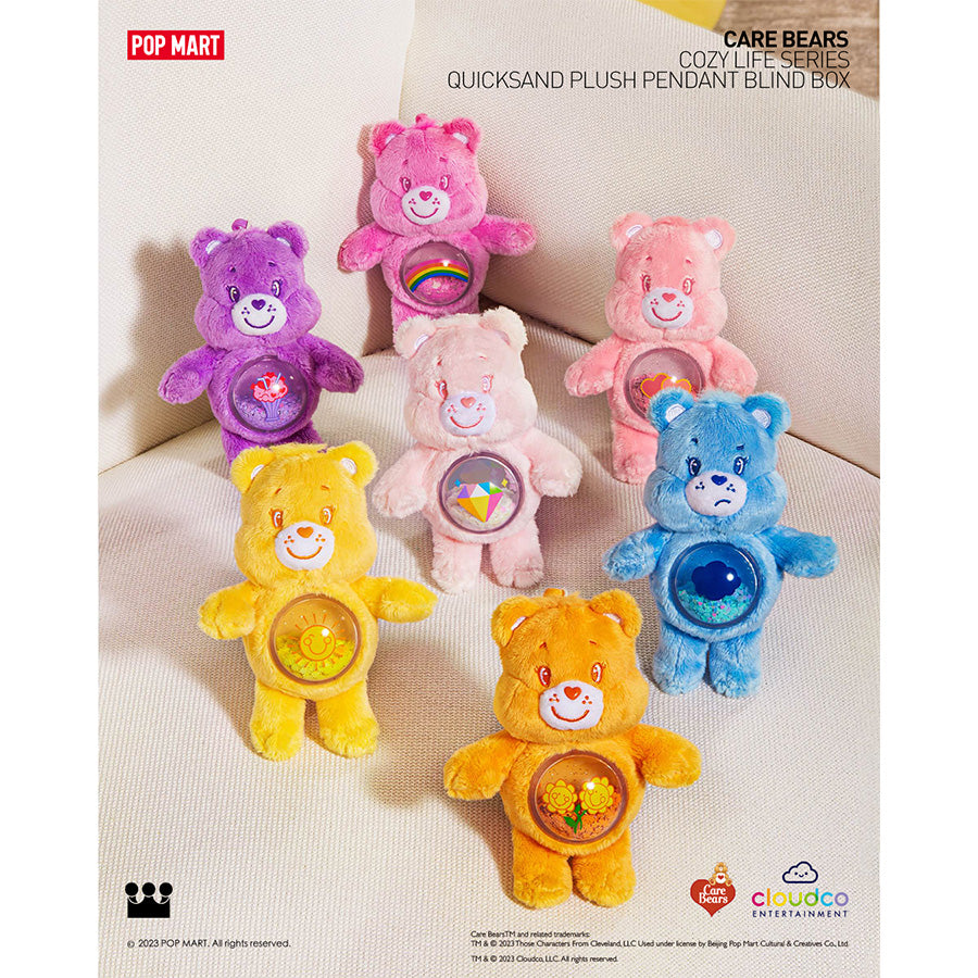 Care Bears Cozy Life Plush Keychain - Móc khóa gấu bông - POP MART