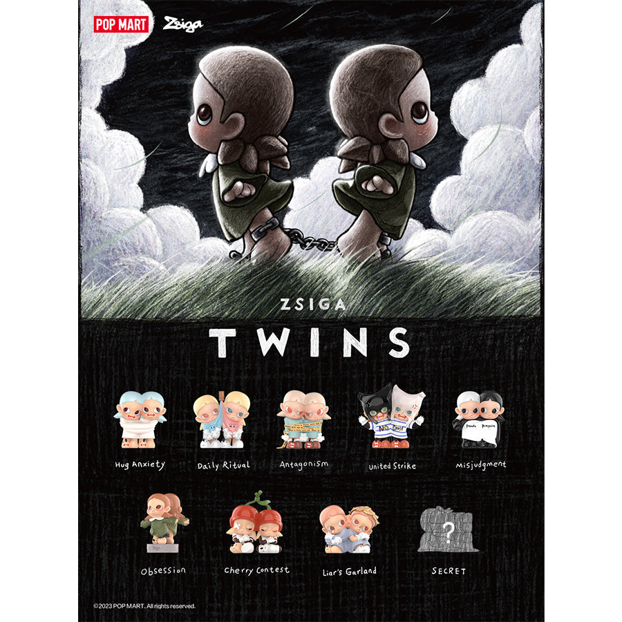 Zsiga Twins Figures - Mô hình Blind Box Art Toy - POP MART
