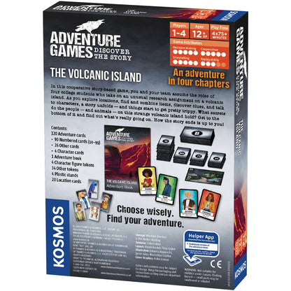 Adventure Games: The Volcanic Island - Board Game Nhập Vai Kể Chuyện - Thames & Kosmos
