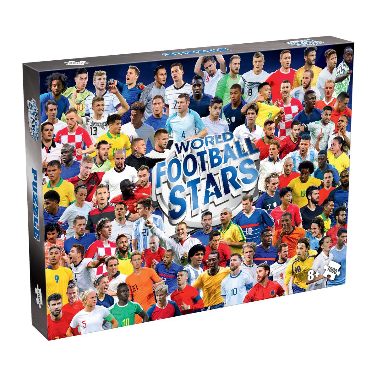 World Football Stars 1000 Piece Jigsaw Puzzle - Trò chơi Ghép hình 1000 Mảnh - Winning Moves - Hình ảnh sản phẩm