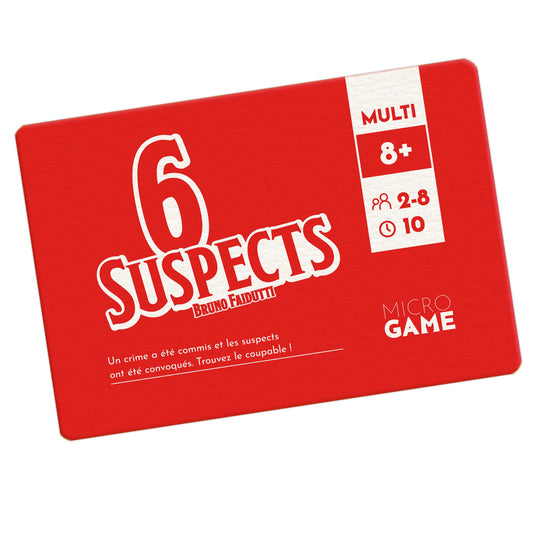6 Suspects Card Game - Trò chơi thẻ bài suy luận tìm hung thủ - Asmodee
