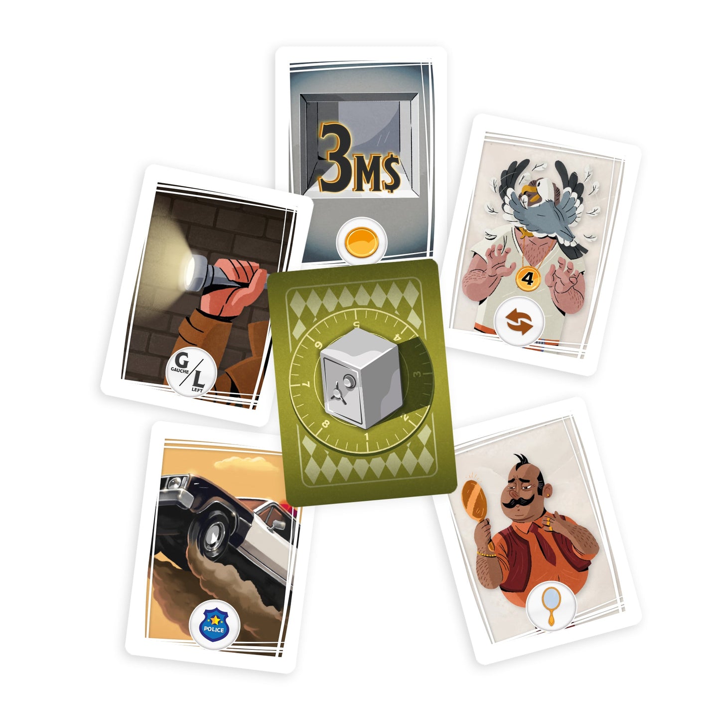 6 Suspects Card Game - Trò chơi thẻ bài suy luận tìm hung thủ - Asmodee