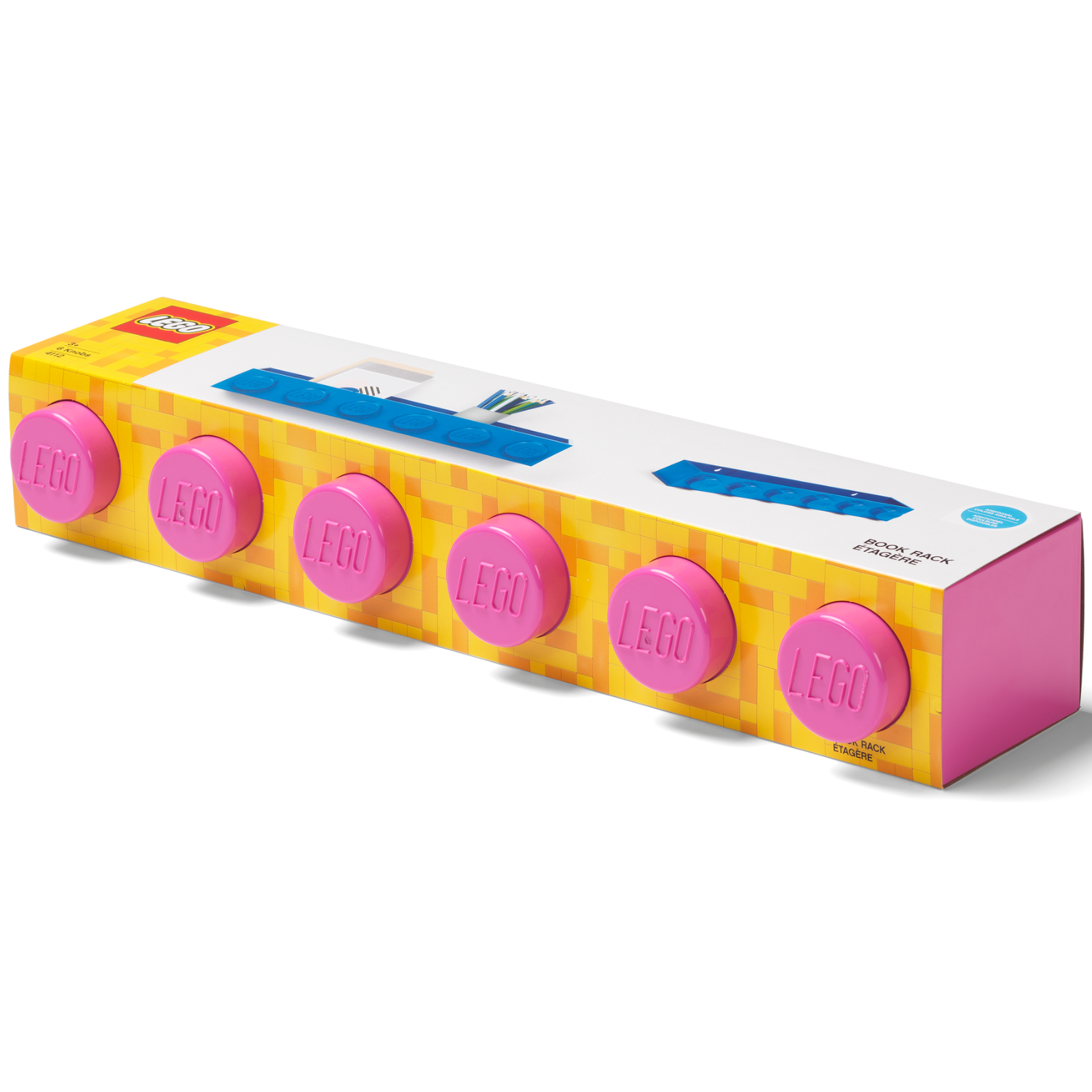 LEGO Book Rack - Pink - Kệ Sách LEGO Màu Hồng - LEGO - Hình ảnh bổ sung 4