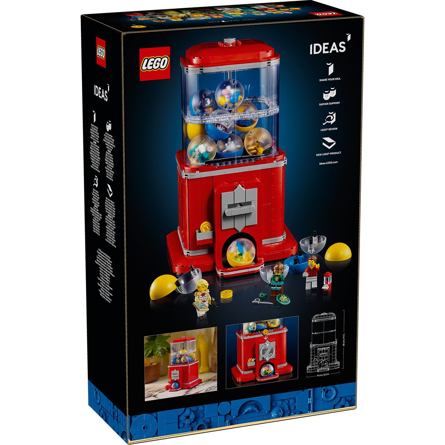 LEGO® Ideas Minifigure Vending Machine - Máy Bán Nhân Vật Tự Động 21358 - LEGO