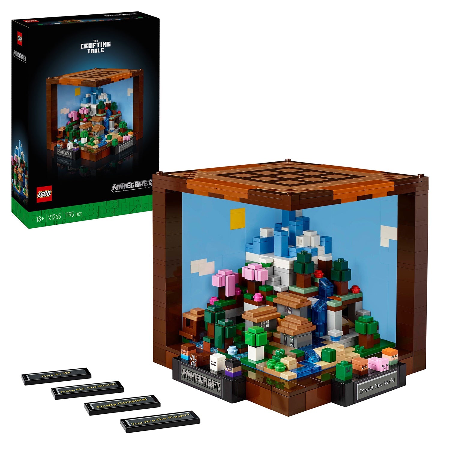 LEGO® Minecraft® The Crafting Table - Bộ Lắp Ráp Mô Hình Bàn Chế Tạo 21265 LEGO - ảnh 1 - LEGO Sets