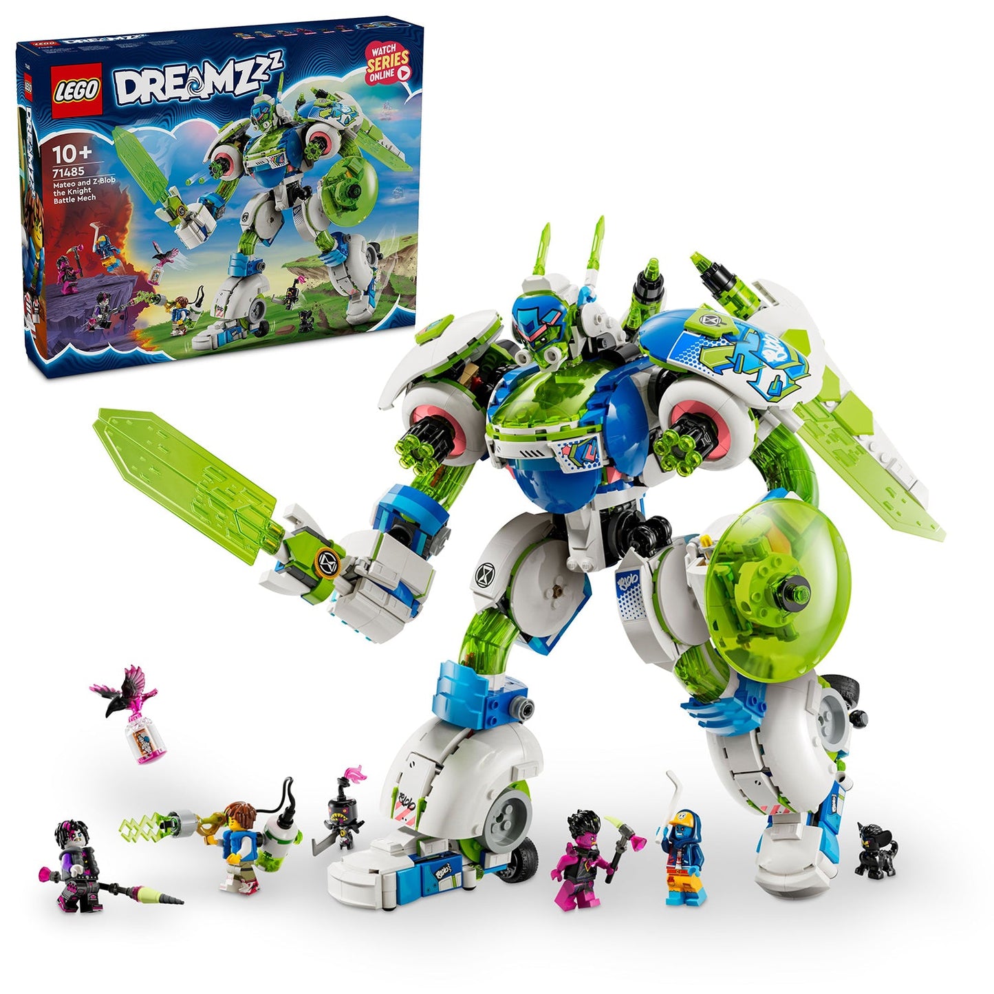 LEGO® DREAMZzz™ Mateo and Z-Blob the Knight Battle Mech - Robot Hiệp Sĩ 3-Trong-1 - LEGO 71485 LEGO - ảnh 3 - LEGO