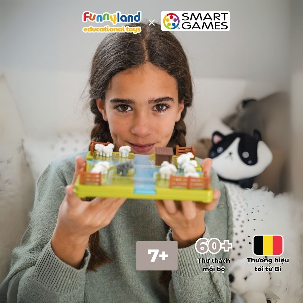 Đồ chơi trí tuệ Smartgames Thử thách Counting Sheep