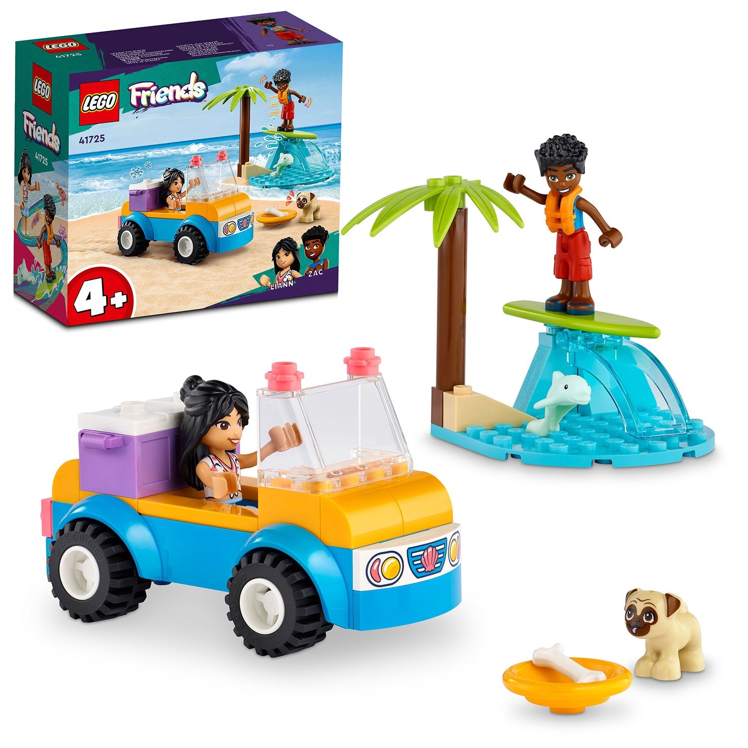 LEGO® Friends™ Beach Buggy Fun - Đồ chơi lắp ráp Xe Buggy Bãi Biển - LEGO 41725 - Hình ảnh bổ sung 9