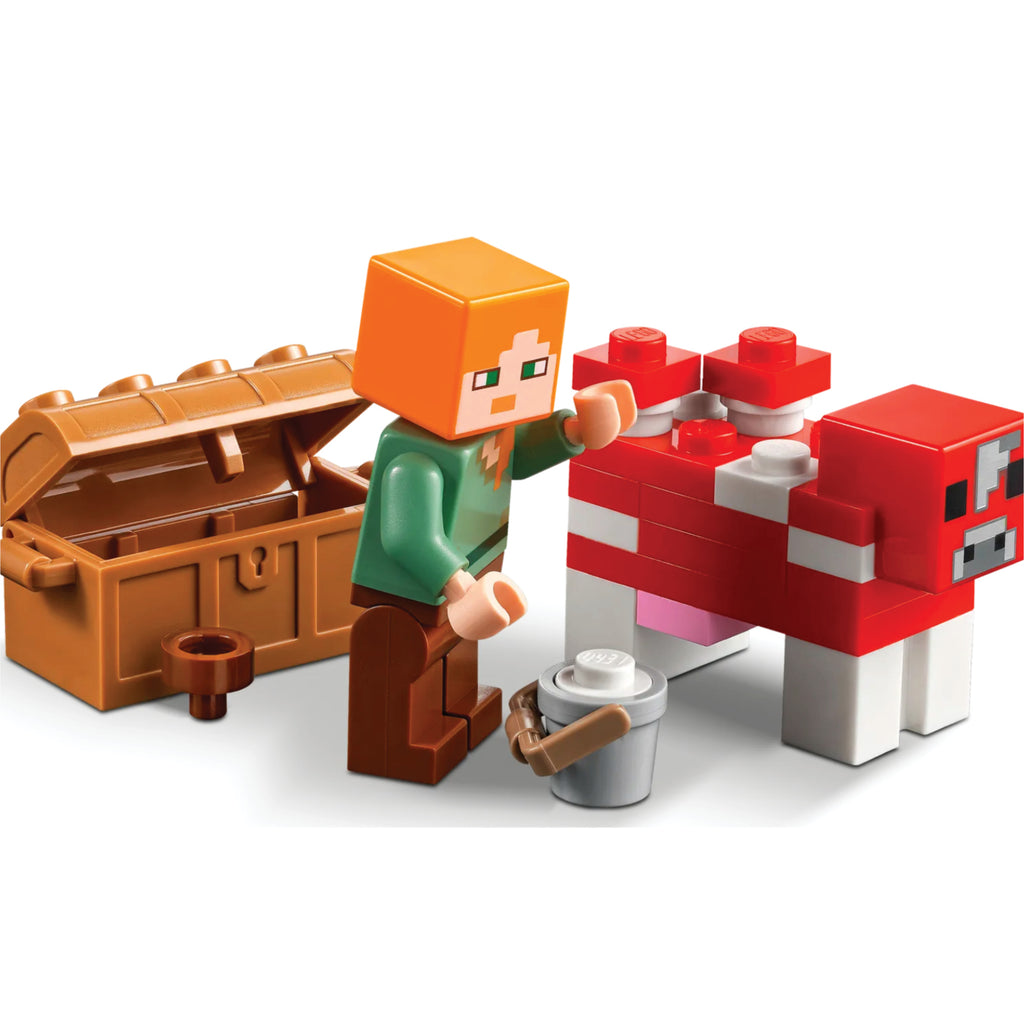 LEGO® Minecraft® The Mushroom House - Bộ Đồ Chơi Lắp Ráp Ngôi Nhà Nấm (21179) - Hình ảnh bổ sung 5