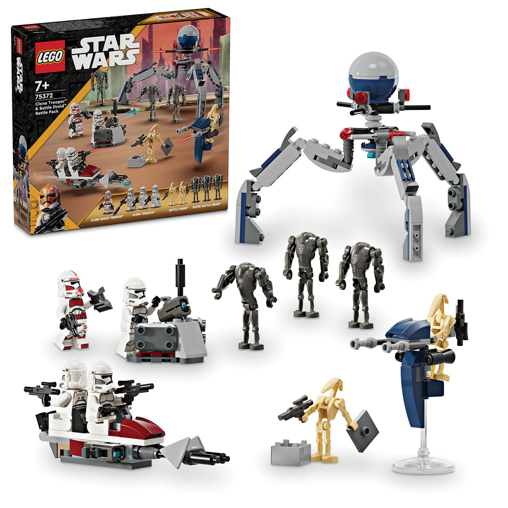 LEGO® Star Wars™ Clone Trooper™ & Battle Droid™ Battle Pack - Bộ Đồ Chơi Lắp Ráp Trận Chiến LEGO 75372