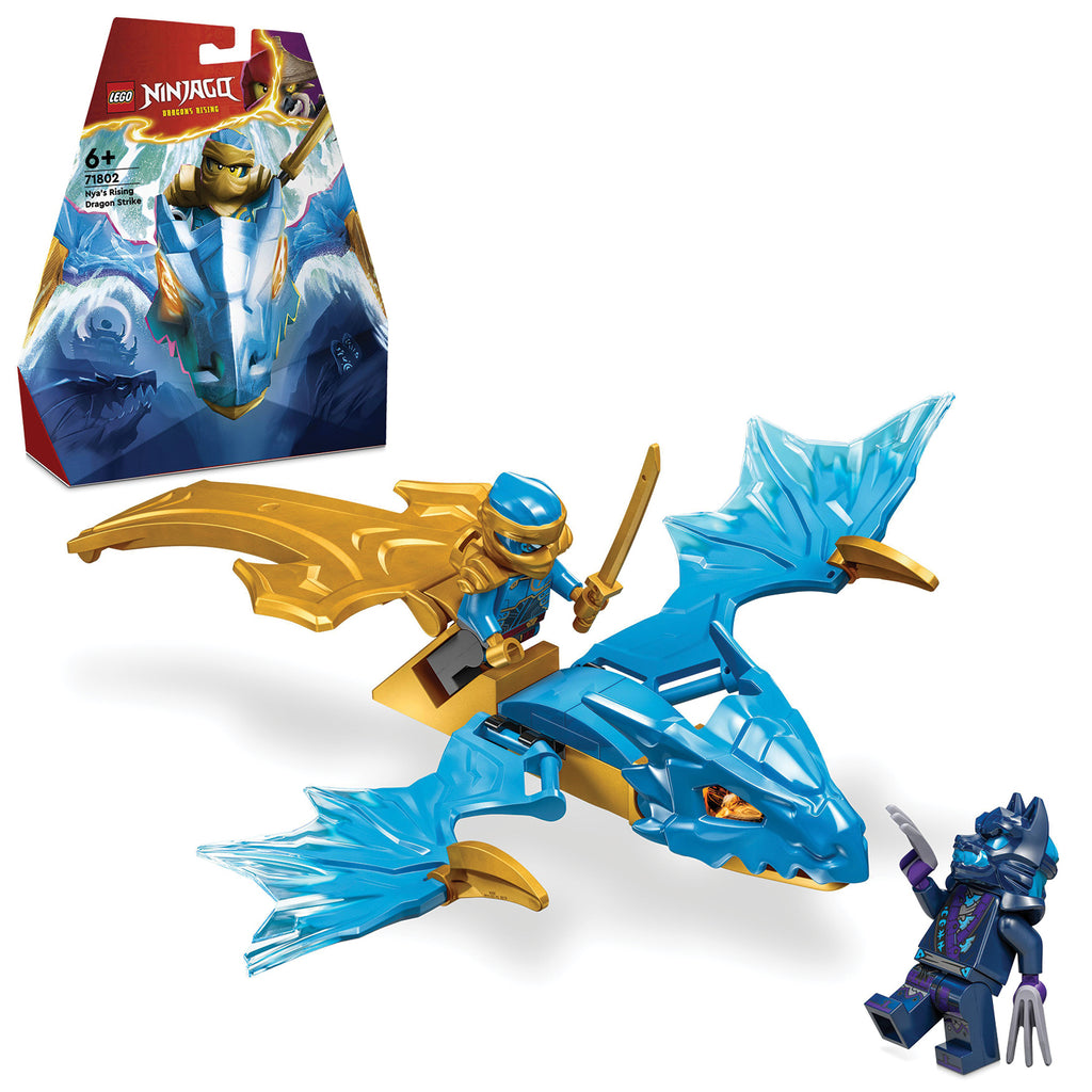 LEGO® NINJAGO® Nya’s Rising Dragon Strike - Đồ chơi lắp ráp Rồng xanh hành động - LEGO 71802 LEGO - ảnh 6 - Lego Construction