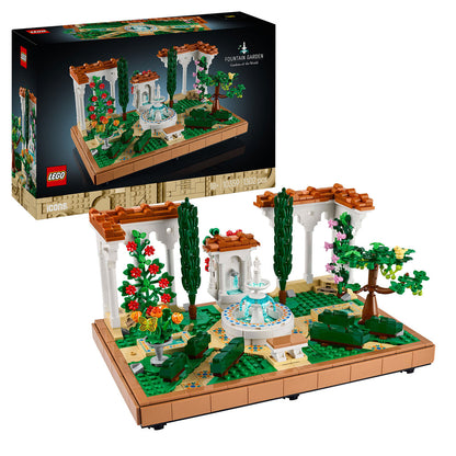 LEGO® ICONS™ Fountain Garden - Bộ Lắp Ráp Khu Vườn Đài Phun Nước - LEGO 10359