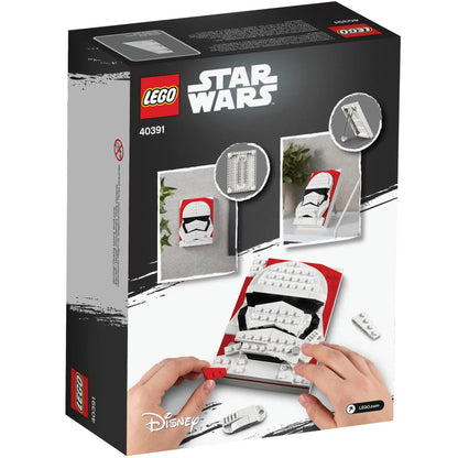 LEGO® Brick Sketches™ First Order Stormtrooper™ Mô hình Chân dung 3D Star Wars (40391) - Hình ảnh bổ sung 6