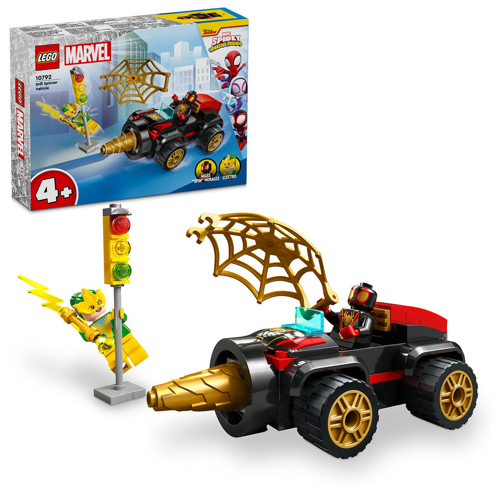 LEGO® Marvel Drill Spinner Vehicle - Đồ chơi Xe Khoan Siêu Anh Hùng 10792 LEGO - ảnh 2 - LEGO Marvel