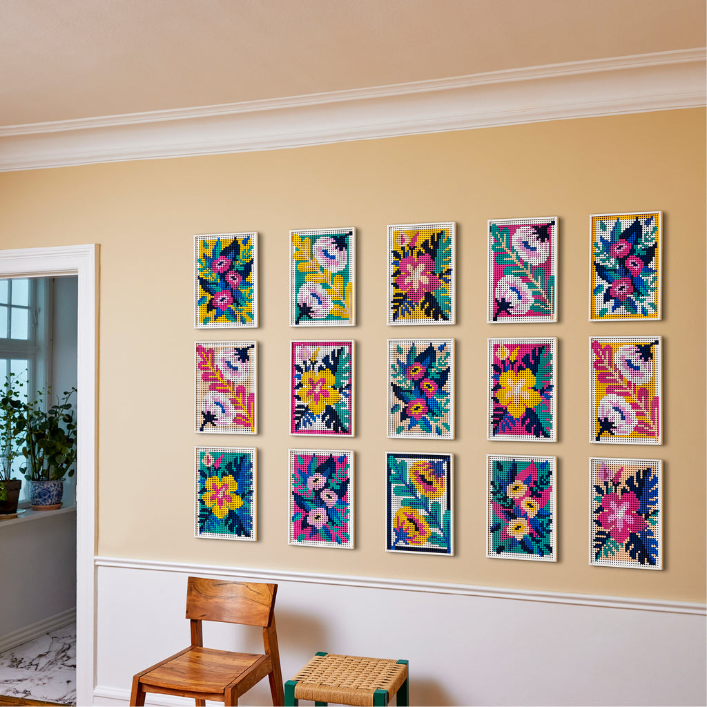 LEGO® Art Floral Art - Tranh Nghệ Thuật Hoa Cỏ - LEGO 31207 - Hình ảnh bổ sung 6