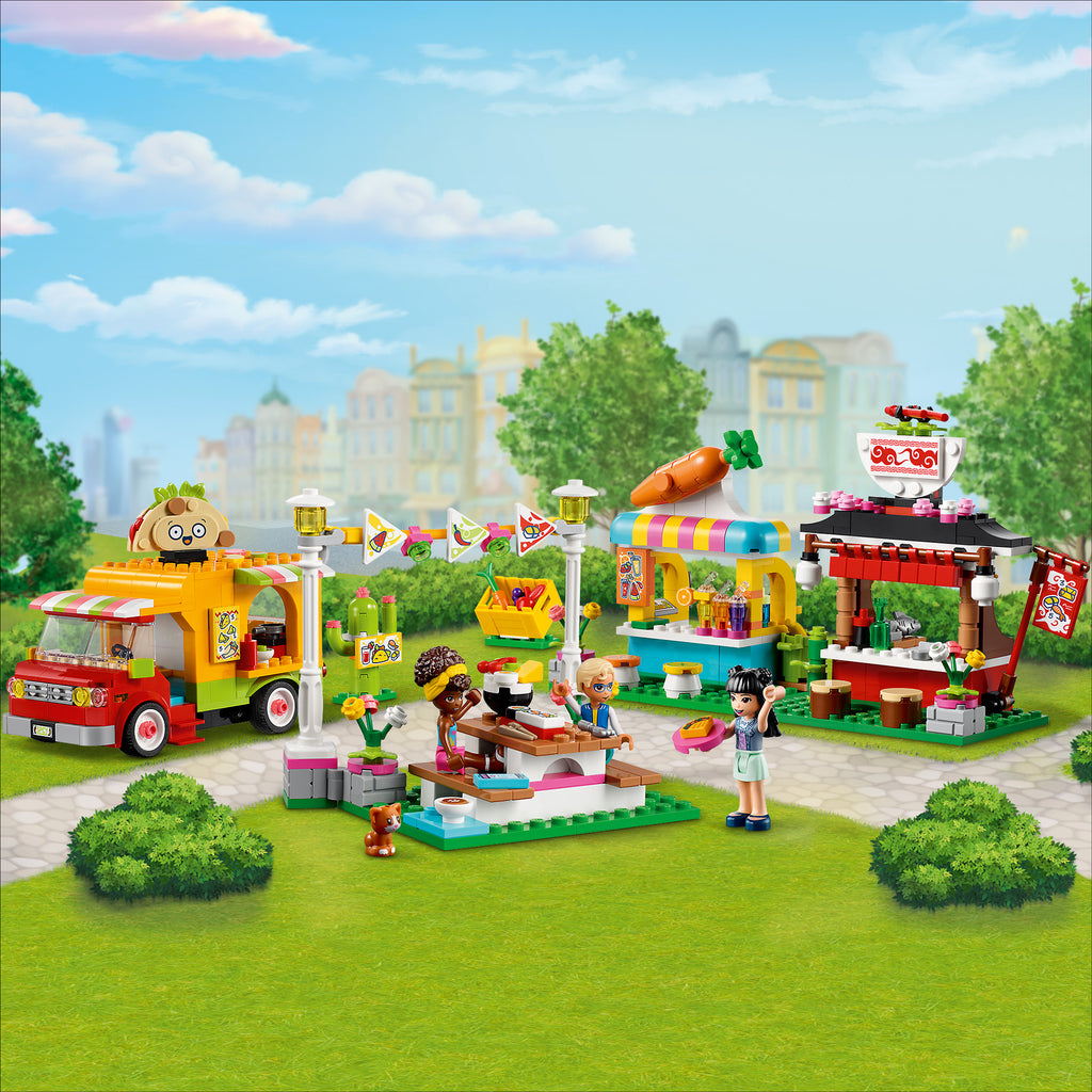 LEGO® Friends™ Street Food Market - Đồ Chơi Lắp Ráp Chợ Ẩm Thực Đường Phố - LEGO 41701 LEGO - ảnh 4 - Building Sets