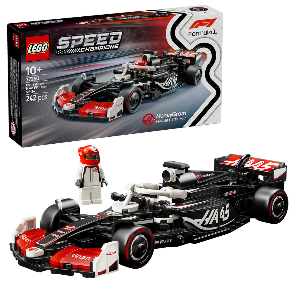 LEGO® Speed Champions MoneyGram Haas F1® Team VF-24 Race Car - Mô Hình Xe Đua F1 Đồ Chơi Lắp Ráp Chính Hãng LEGO 77250 - Hình ảnh bổ sung 9