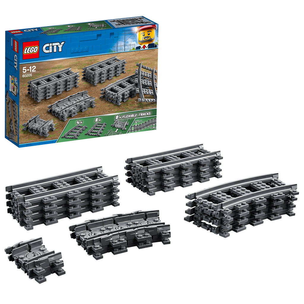 LEGO® City Tracks - Bộ Đường Ray Xe Lửa Linh Hoạt - LEGO 60205 - Hình ảnh bổ sung 6